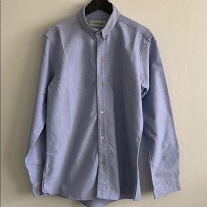 Paddington Blue Oxford Chambray Button Down Shirt